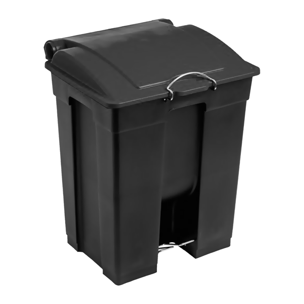 Koala Wastebin with Pedal 60L Black