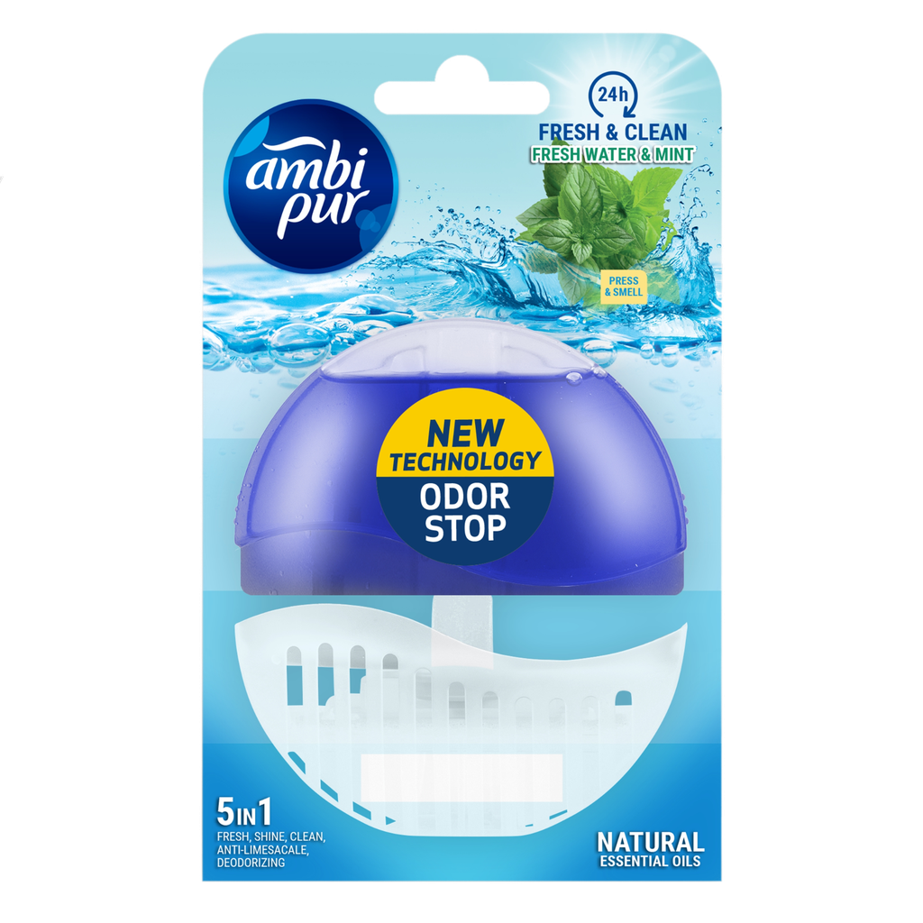 Ambi Pur Toilet Starter Fris (Water & Mint), 55 ml